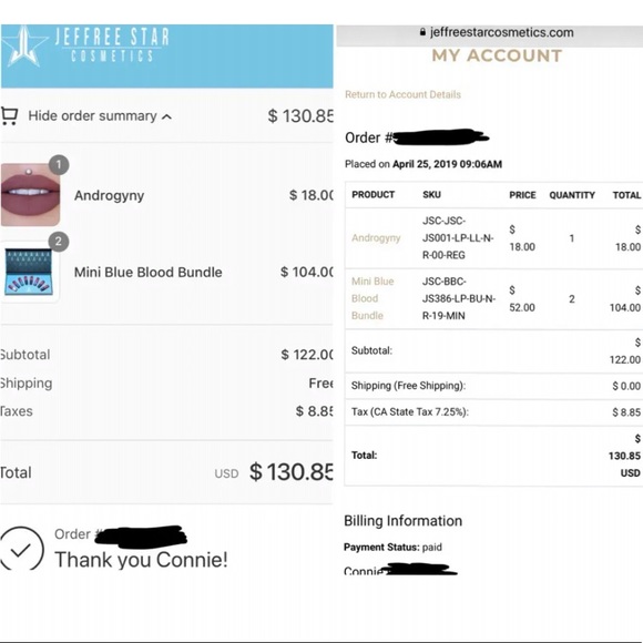 2 for $25💙ICE TRAY mini by JeffreeStar - Picture 5 of 7